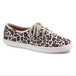 Keds leopard print sneakers-EUC